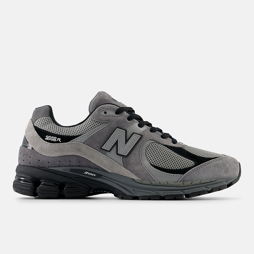 New Balance 2002R Shoes Castlerock with Shadow Grey and Black